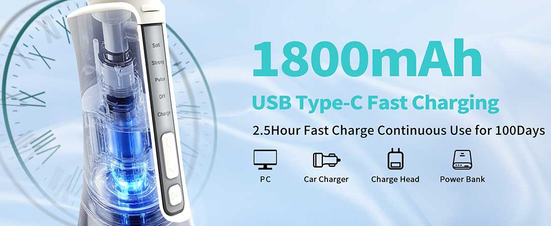 Sh F001 Handheld Water Flosser